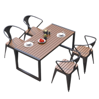 伟樽户外桌四椅130*70*75cm套