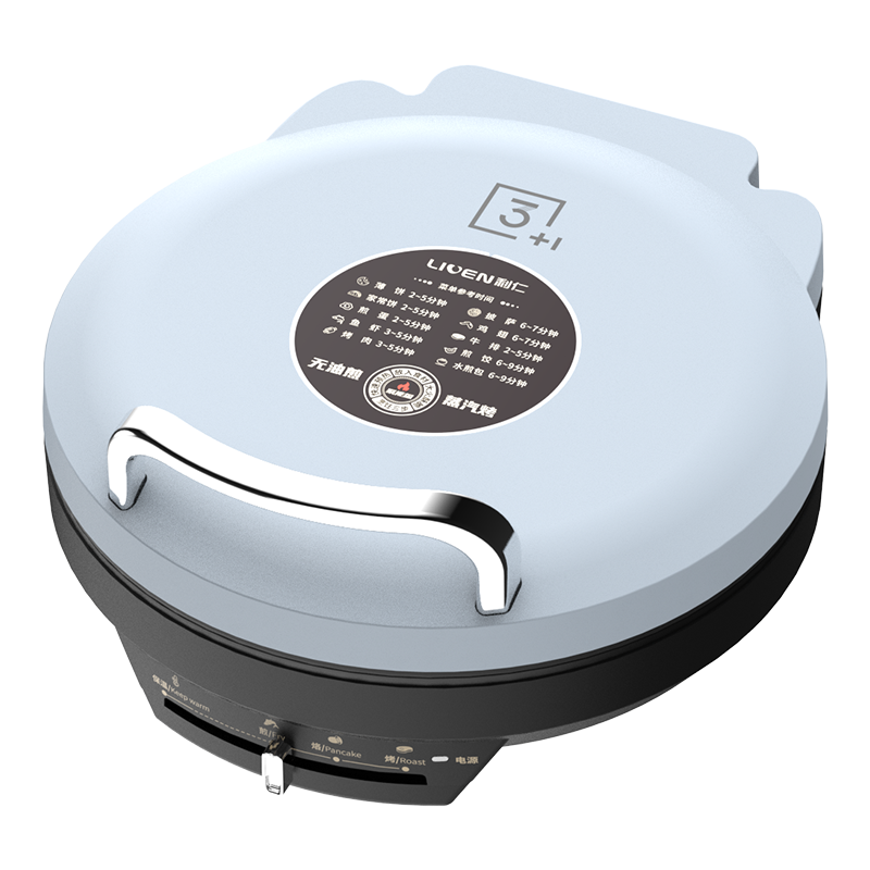利仁LR-J3077电饼铛家用双面加热烙饼锅加深加大全自动煎饼机三明治机早餐