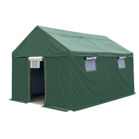 探在途 TZT40614132 户外施工帐篷防雨应急救援加棉帆布帐篷 4*5米