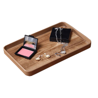 耀豪坤 托盘清洁盘木纹盘特厚耐摔密胺托盘 35*23cm/个