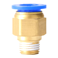 嘉禾长久 气动接头螺纹直通 PC12 只