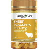 Healthy Care 羊胎素胶囊 5000mg 100粒 1瓶装 hc 补充胶原蛋白 肌肤光泽美白丸 澳洲进口