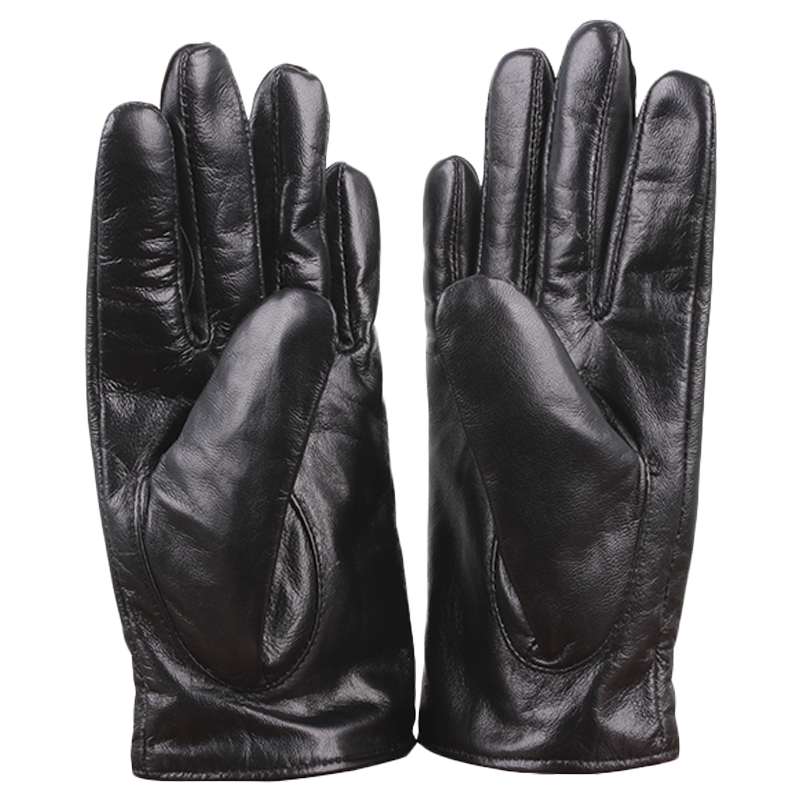 铁平 全羊皮整皮加绒皮手套 均码 双