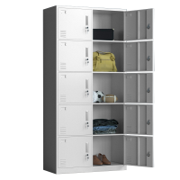 指臣铁皮衣柜10门个