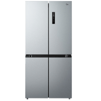 美的(Midea)冰箱慧鲜系列480升超薄大容量双变频十字四开门对开门风冷无霜囤货智能家用BCD-480WSPZM(E)