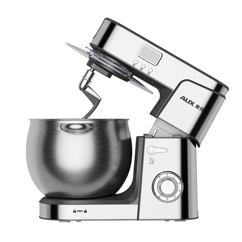 奥克斯家商两用厨师机12L揉面机多功能和面机台式搅拌机全自动打蛋器奶油机2000W功率快速出膜