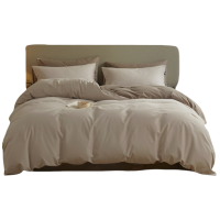 铭思沃床单款三件套150*200cm床 咖灰 套