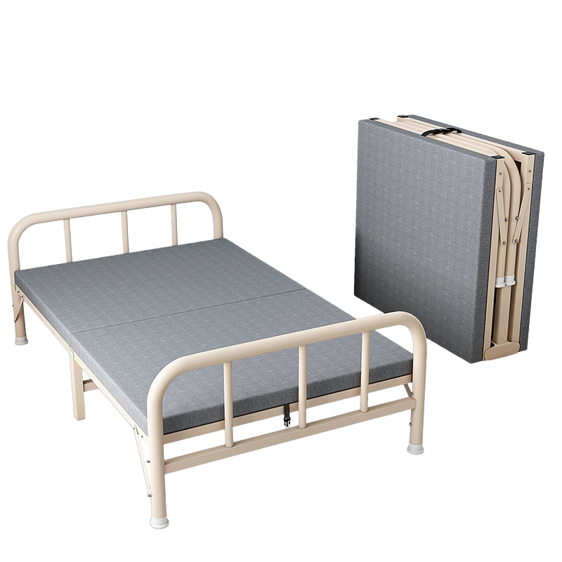 折叠床单人床家用铁架床办公室午休神器折叠小床出租房专用铁艺床