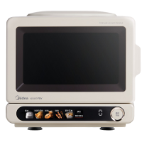 美的(Midea)小滋味2.0微烤炸一体机彩膜触控变频平板顶部烤管热风高颜值微波炉电烤箱空气炸一体F15