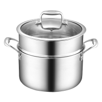 汤锅大蒸锅一体煮锅304不锈钢316食品级加厚卤肉专用锅煮汤锅1310