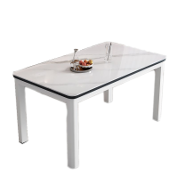 圣承启简约餐桌1.4米四椅张