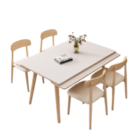 圣承启岩板餐桌1.4米单桌张