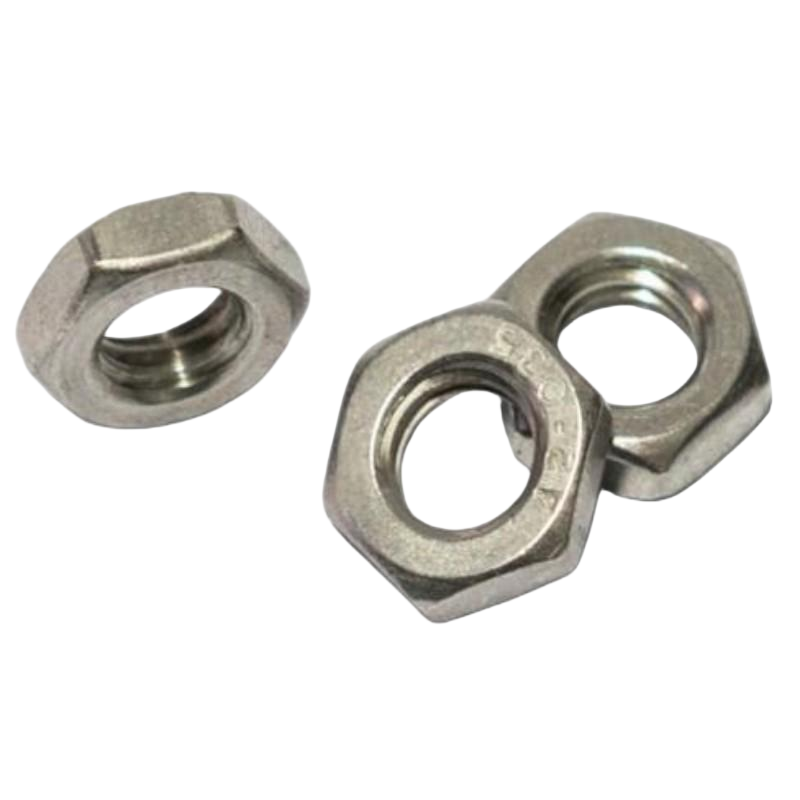 志浪 304不锈钢六角薄螺母M8 个