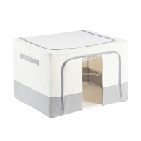 太力华夫格收纳箱大容量家用衣物棉被收纳整理箱玩具储物百纳箱子