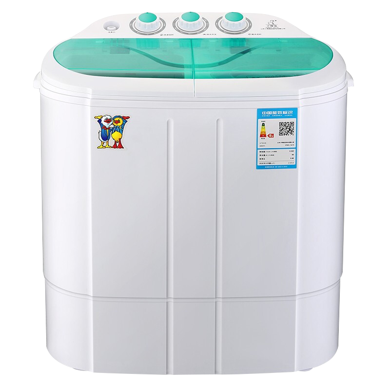 小鸭2.5公斤迷你洗衣机小型双桶双缸家用半自动母婴儿童宝宝内衣裤洗脱一体