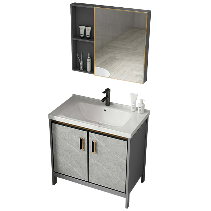 豫龙都浴室洗漱台80cm套
