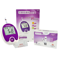 三诺血糖仪安稳免调码血糖试纸家用测试仪测血糖的仪器医用高精准测量仪100支独立套装