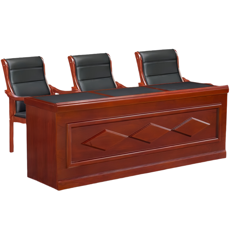 豫龙都主席台一桌三椅套