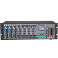 惠度(HuiDu)HD-12D专业12路机架式调音台播放调音台四段均衡24种DSP效果带声卡功能