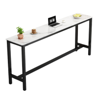 伟樽岩板长条桌180*40*105cm张