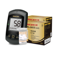 三诺血糖仪安诺心金稳+型血糖测试仪家用高精准测血糖的仪器医用血糖仪试纸条100支
