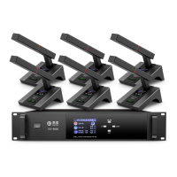 惠度(HuiDu)HD-8800有线手拉手会议麦克风讨论型工程会议室桌面电容方管话筒一拖六