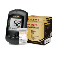 三诺血糖仪安诺心金稳+型血糖测试仪家用高精准测血糖的仪器医用血糖仪试纸条200支套装