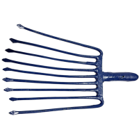 隆鑫铁强 锻打钢叉 九齿叉 个