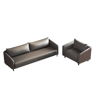 智叶舟办公沙发组合174*70*79cm(3+1)套