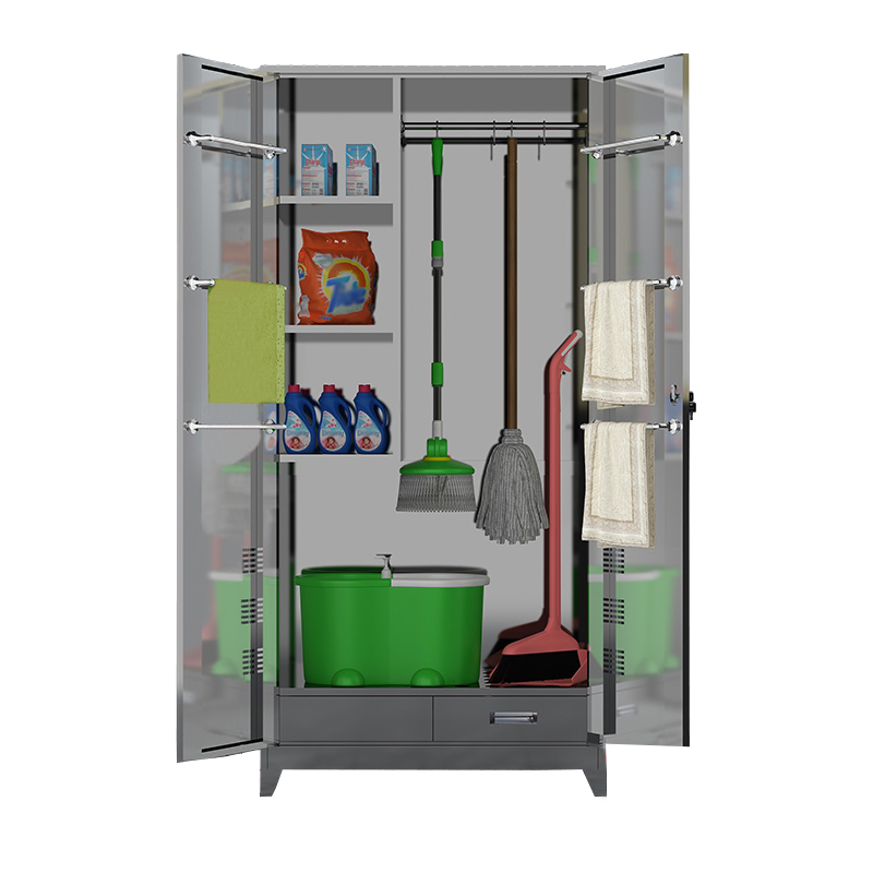 翼澜 不锈钢清洁柜 收纳柜 台