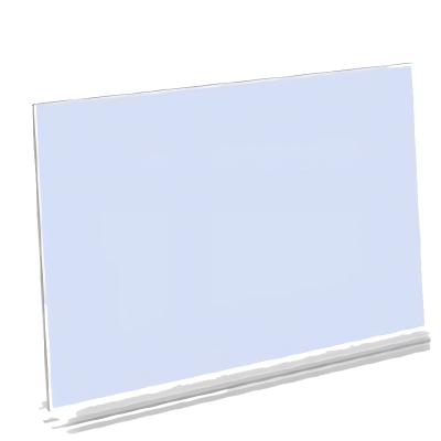 彩标 CB1005 亚克力材质 100*50mm 展示铭牌 (计价单位:个) 白色