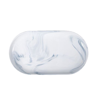 佩尔森鱼盘大理石纹高温烧制简约艺术餐盘YP001-12