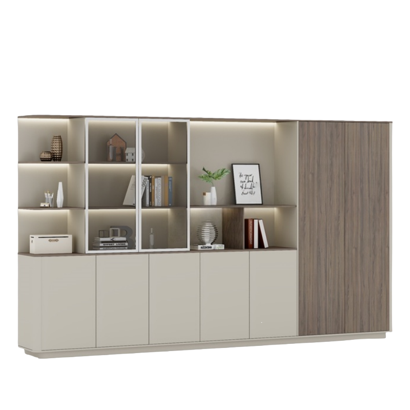 铭思达书柜展示柜七门台