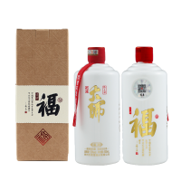 优者福酒臻选款53度酱香型白酒500ml*6瓶箱装聚会自饮