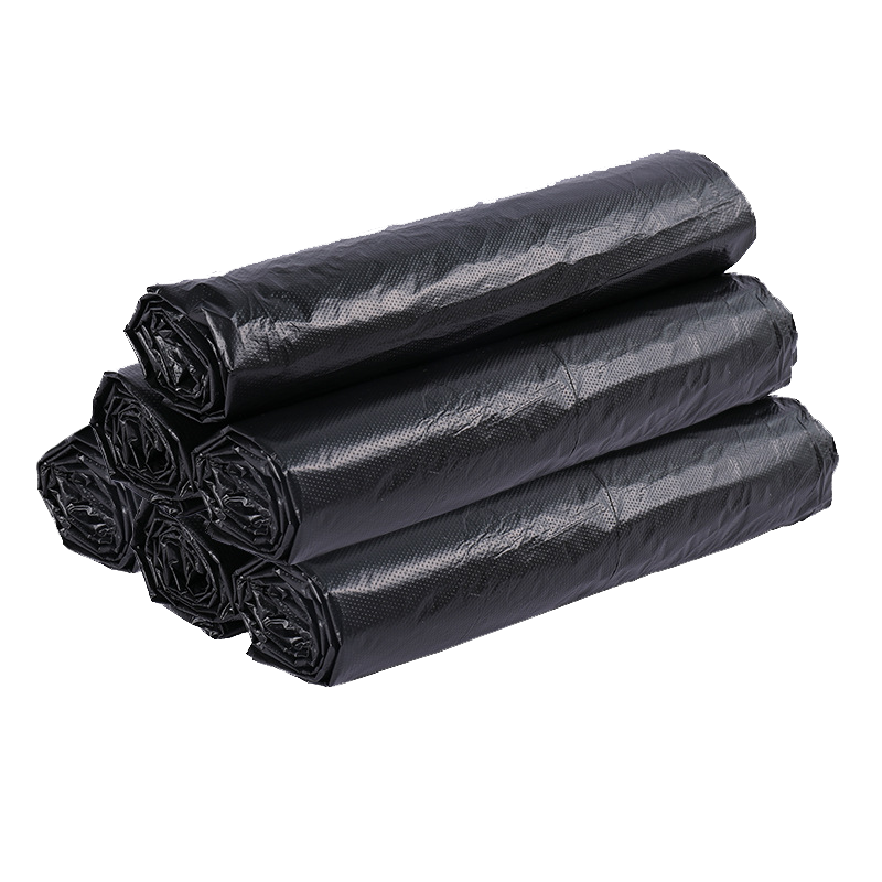 toptzy TZ4060401 平口垃圾袋45*55黑色垃圾袋100只