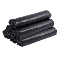 toptzy TZ4060401 平口垃圾袋45*55黑色垃圾袋100只