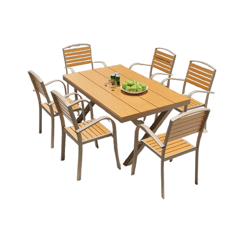 圣承启 庭院桌椅 长180+6椅 套