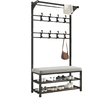 豫龙都落地衣帽架175cm个