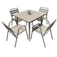 圣承启 户外桌椅 80方桌X4椅 套