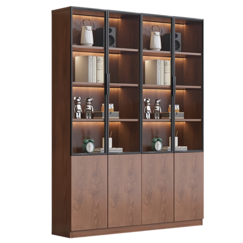 芙首泰玻璃门书柜四门四柜1400*320*2000mm个