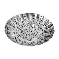 莱柏顿304不锈钢蒸架折叠蒸笼家用万能蒸盘菜多功能隔水蒸屉伸缩蒸屉架