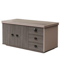 铭思达实木矮柜两门三抽台