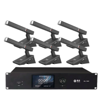 惠度(HuiDu)BA-7820C有线手拉手会议麦克风桌面式自动跟踪远距拾音工程演讲表决智能方管电容话筒主席麦