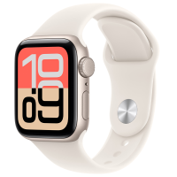 MEH44CH/B Apple Watch SE3(A3391) GPS 40毫米星光色铝金属表壳 星光色运动型表带-S/M