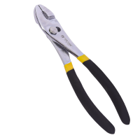 欧克(Ouke)夹钳鱼嘴钳拧螺丝大口钳沾塑柄可调式鱼口钳子200mmOK-3059\把