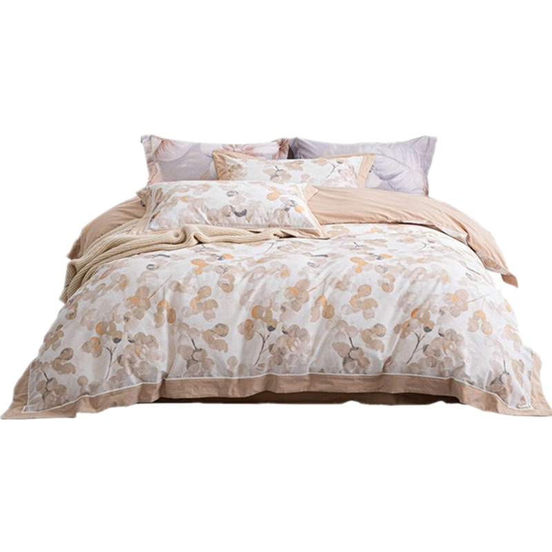 恒源祥TBK3016南汐床品100支纯净暖绒纯净暖绒四件套220*240cm