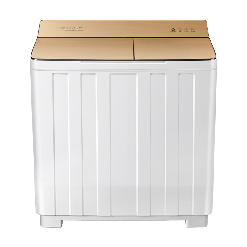 小鸭15公斤双缸洗衣机半自动双缸双筒家用大容量波轮洗脱两用 双不锈钢内桶 可单洗单脱水