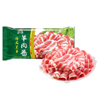 货出六盘 宁夏西吉县精选农户散养 宁夏滩羊精品羔羊肉 精品羊肉卷250g*6