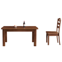 芙首泰木质餐桌椅1400*800*760mm(1桌4椅)套