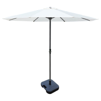 探在途 TZT5072106 户外遮阳伞庭院伞太阳伞露营摆摊伞 2.7米 米白色